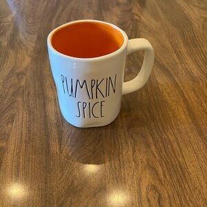 Pumpkin Spice Mug - White and Orange